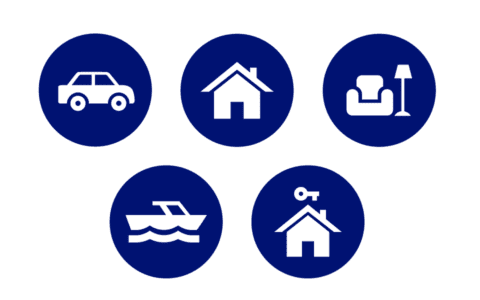 Multi-policy discount product icons