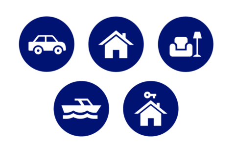 Multi-policy discount product icons